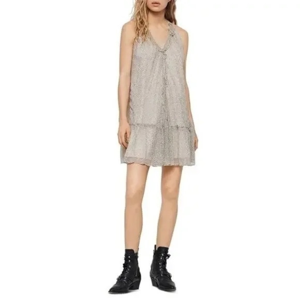 AllSaints Maisie Speckle Mini Dress XS